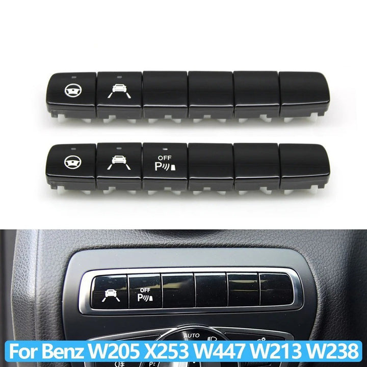 Car Craft Compatible With Mercedes C Class W205 Glc Class X253 V Class W447 E Class W213 Headlight Camera Parking Pdc Sensor Switch Block Radar Cruise Lane Assist Switch Button 2059058209-q6 A5 Button - CAR CRAFT INDIA