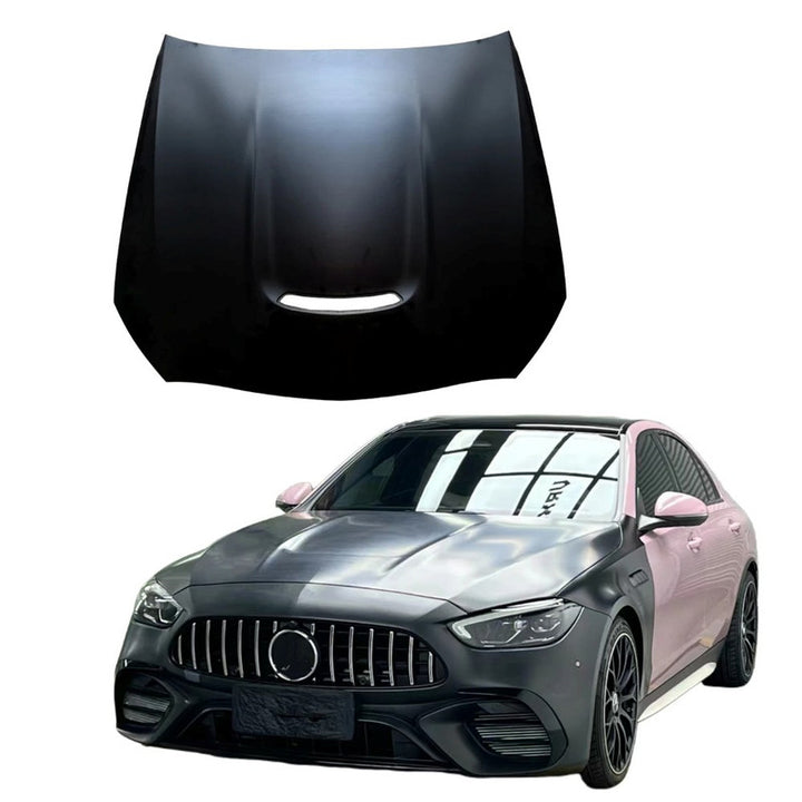 Car Craft Compatible With Mercedes Benz C Class W206 2022-2025 Front Bonnet Engine Hood Amg C63 Aluminum Gc W206-009