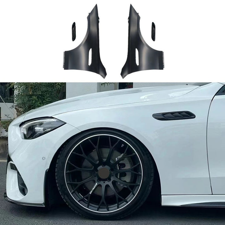 Car Craft Compatible With Mercedes Benz C Class W206 2022-2025 Side Fender Fenders Upgrade Convert To Amg Amg C63 Aluminum Gc W206-010
