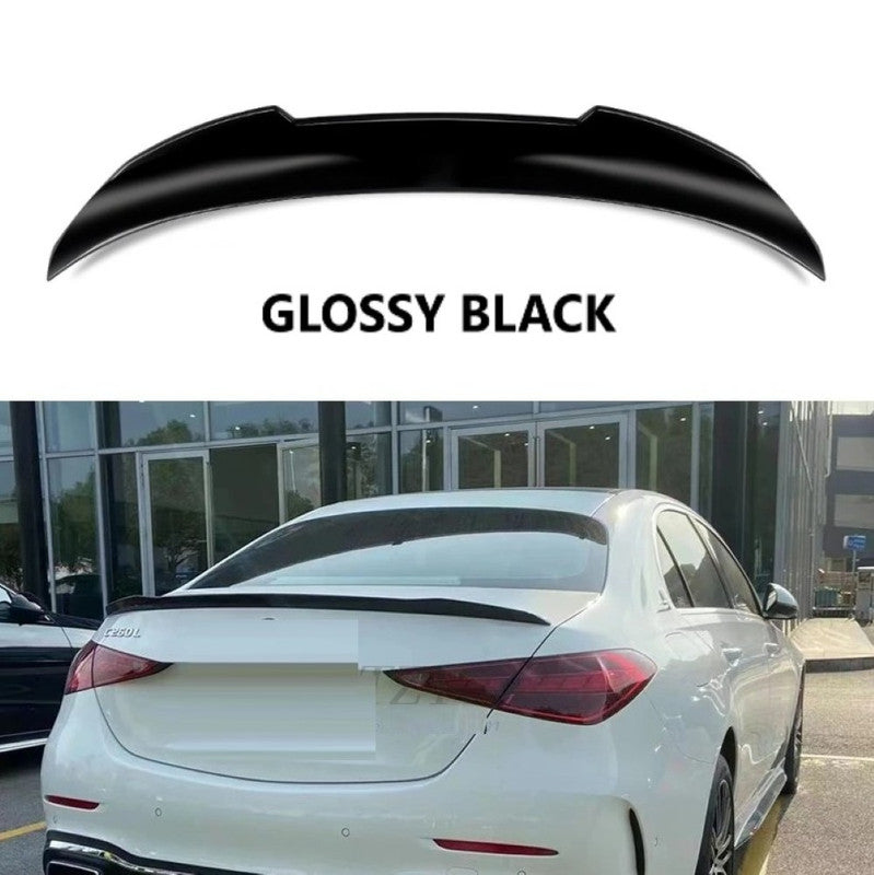 Car Craft Compatible with Mercedes C Class W206 2022+ Trunk Boot Rear Spoiler PSM M4 Style Ar-benz-090 Glossy Black - CAR CRAFT INDIA