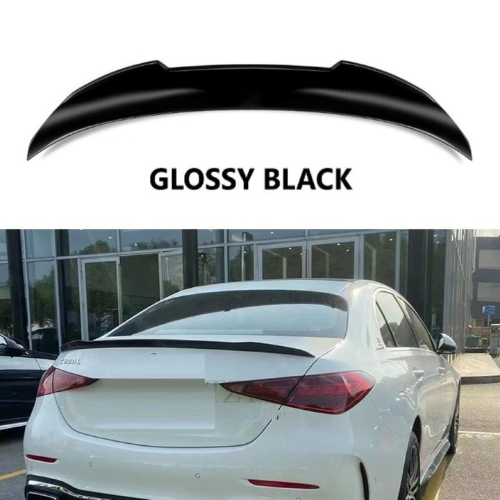 Car Craft Compatible with Mercedes C Class W206 2022+ Trunk Boot Rear Spoiler PSM M4 Style Ar-benz-090 Glossy Black - CAR CRAFT INDIA