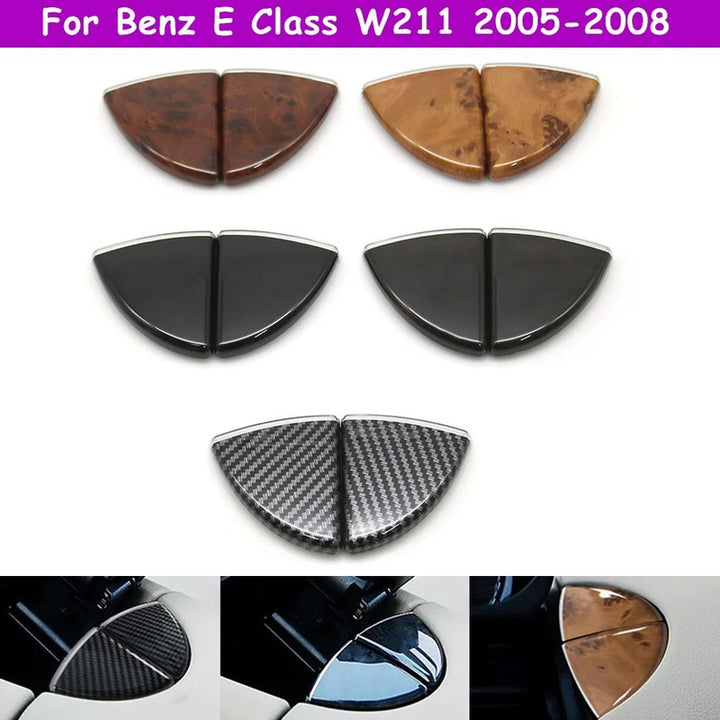 Car Craft Compatible With Mercedes Benz E Class W211 2005-2008 Car Center Console Lid Armrest Lock Latch Release Button Cover 2116801184 Carbon Fiber Look CC-9703 - CAR CRAFT INDIA