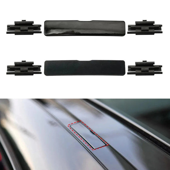 Car Craft Compatible With Mercedes Benz E Classs W211 2003-2008 Roof Rail Racks Cap Cover Shell Roof Side Garnish Lid Luggage Rack Cover 2116903162 Unpainted