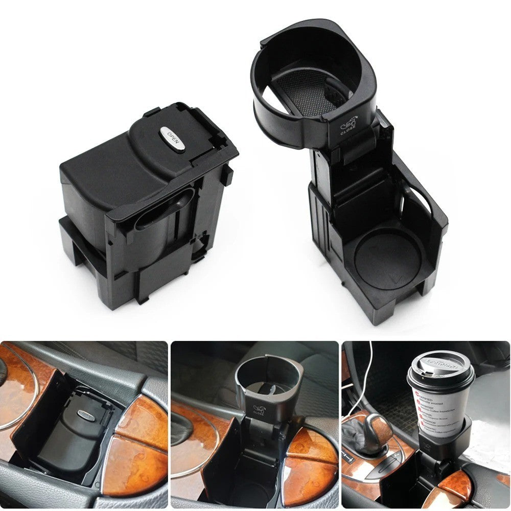 Car Craft Compatible With Mercedes Benz E Class W211 2003-2008 Cls Class W219 2005-2009 Car Center Console Insert Drinks Cup Holder 2116800014
