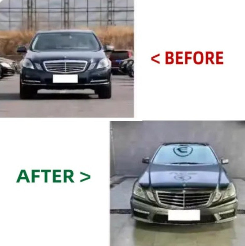 Car Craft Compatible With Mercedes E Class W212 2009-2012 Upgrade Facelift Convert To W212 Amg63 Bodykit Front Rear Bumper Side Skirt Splitter Running Board Diffuser CC-9662 - CAR CRAFT INDIA