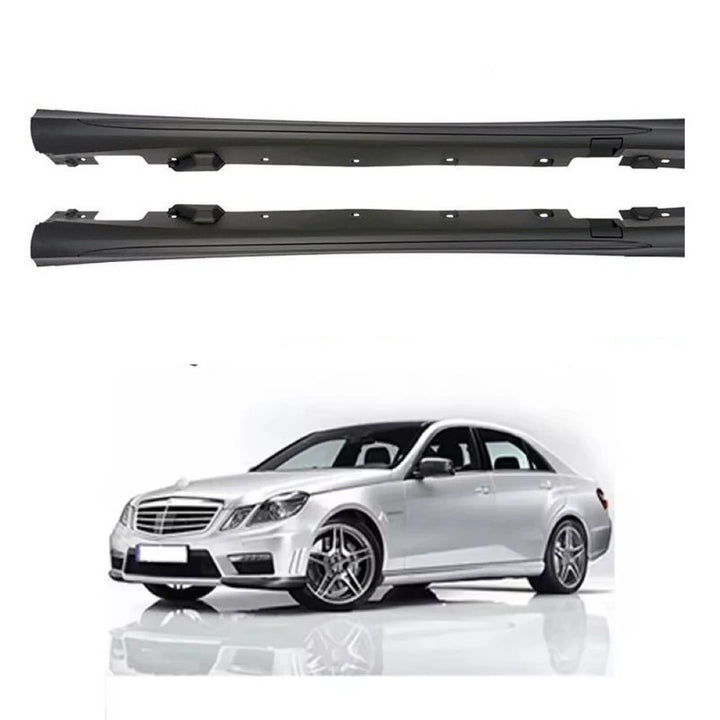 Car Craft Compatible With Mercedes E Class W212 2009-2012 Upgrade Facelift Convert To W212 Amg63 Bodykit Side Skirt Splitter Running Board CC-9665 - CAR CRAFT INDIA