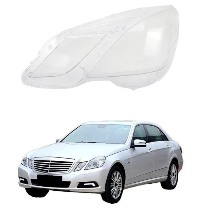 Car Craft Compatible With Mercedes Benz E Class W212 2009-2013 Headlights Headlamp Glass Lens Cover Dust Shell Transparent Plastic Shell Headlamp Replace Left Ddz-212-l