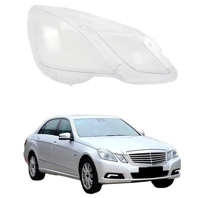 Car Craft Compatible With Mercedes Benz E Class W212 2009-2013 Headlights Headlamp Glass Lens Cover Dust Shell Transparent Plastic Shell Headlamp Replace Right Ddz-212-r
