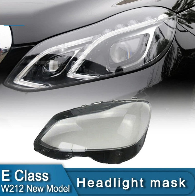 Car Craft Compatible With Mercedes Benz E Class W212 Lci 2014-2016 Headlights Headlamp Glass Lens Cover Dust Shell Transparent Plastic Shell Headlamp Replace Left Ddz-212-14