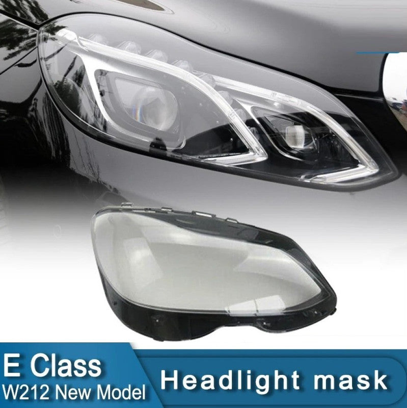 Car Craft Compatible With Mercedes Benz E Class W212 Lci 2014-2016 Headlights Headlamp Glass Lens Cover Dust Shell Transparent Plastic Shell Headlamp Replace Right Ddz-212-14