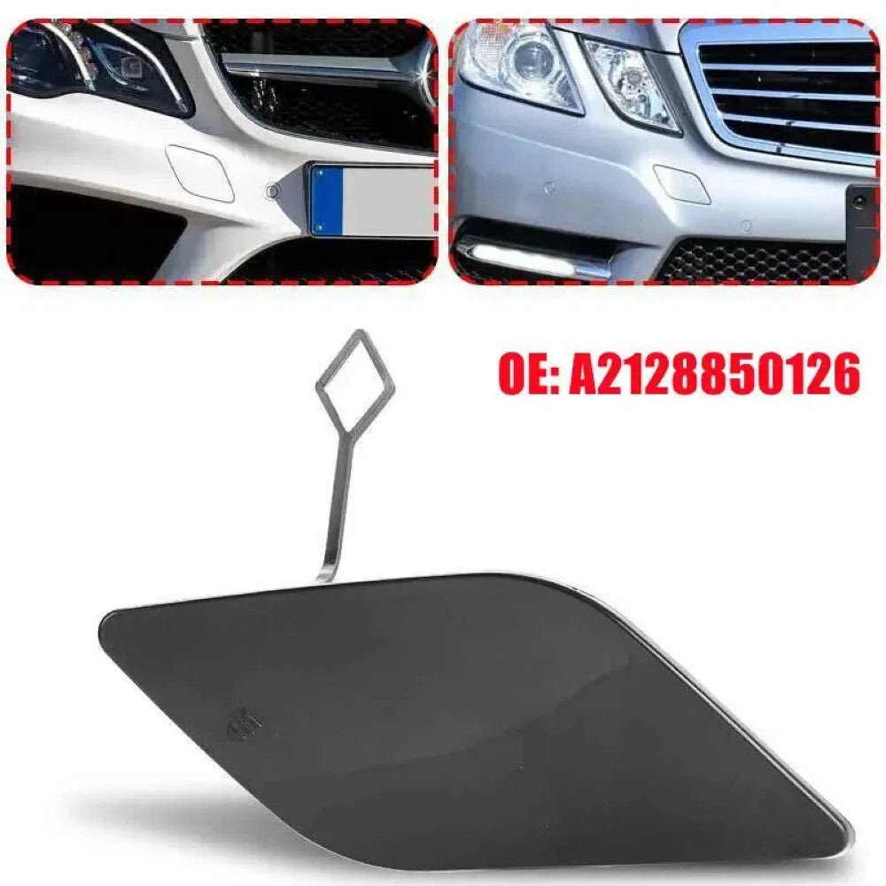 Car Craft Compatible With Mercedes Benz E Class W212 2009-2013 Front Bumper Tow Hook Towing Tochan Trailer Cover 2128850126 Unpainted - CAR CRAFT INDIA