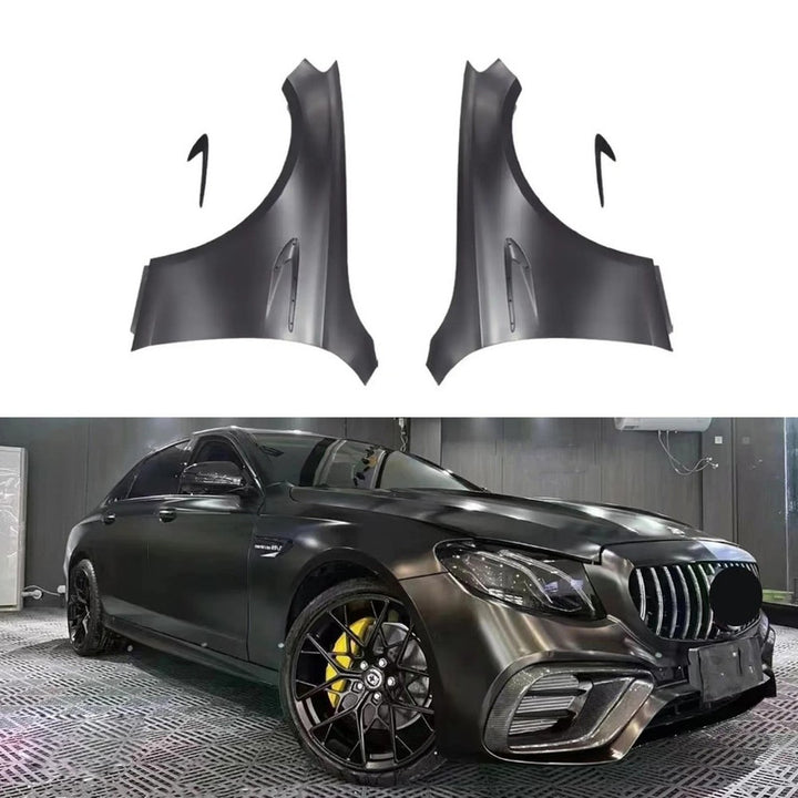 Car Craft Compatible With Mercedes Benz E Class W213 2016-2023 Amg E63 Side Fender E63 Iron Gc W213-026
