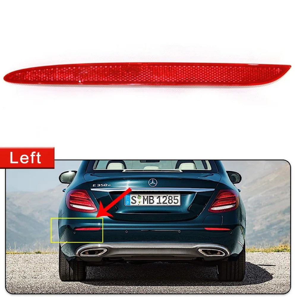 Car Craft Compatible With Mercedes Benz E Class W213 2017-2023 Rear Bumper Reflector Fog Light Warning Lamp Reflective Strips 2178200174 Kl Left CC-7939