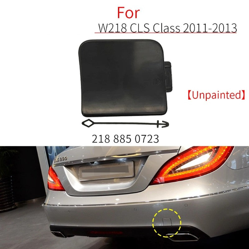 Car Craft Compatible With Mercedes Cls Class W218 2011-2013 Rear Bumper Trailer Tow Towing Hook Hole Cover 2188850723 Unpainted - CAR CRAFT INDIA