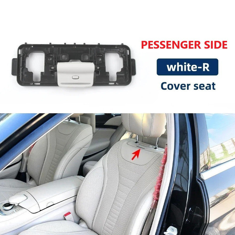 Car Craft Compatible With Mercedes Benz S Class W222 2014-2020 Seat Headrest Backrest Adjustment Clamp Cover 22291014121b88 White Pessenger Side CC-9067