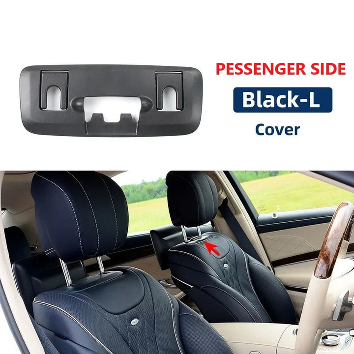 Car Craft Compatible With Mercedes Benz S Class W222 2014-2020 Seat Headrest Backrest Adjustment Clamp Cover 22291013129051 Black Pessenger Side CC-9060