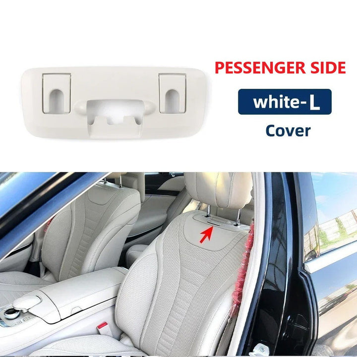 Car Craft Compatible With Mercedes Benz S Class W222 2014-2020 Seat Headrest Backrest Adjustment Clamp Cover 22291013121b88 White Pessenger Side CC-9063