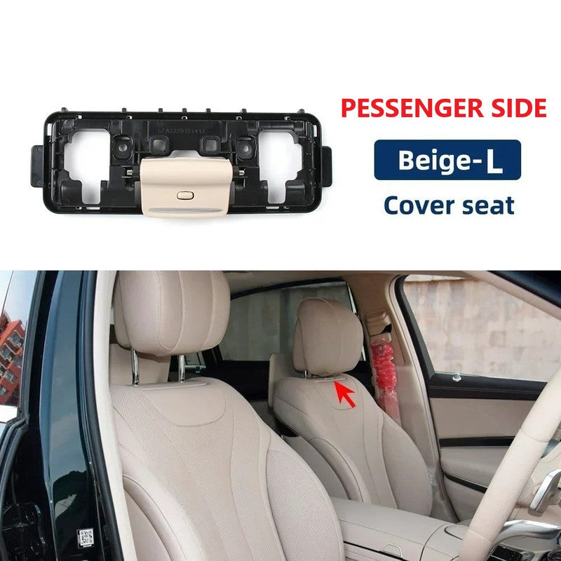 Car Craft Compatible With Mercedes Benz S Class W222 2014-2020 Seat Headrest Backrest Adjustment Clamp Cover 22291014128r73 Light Beige Pessenger Side CC-9065