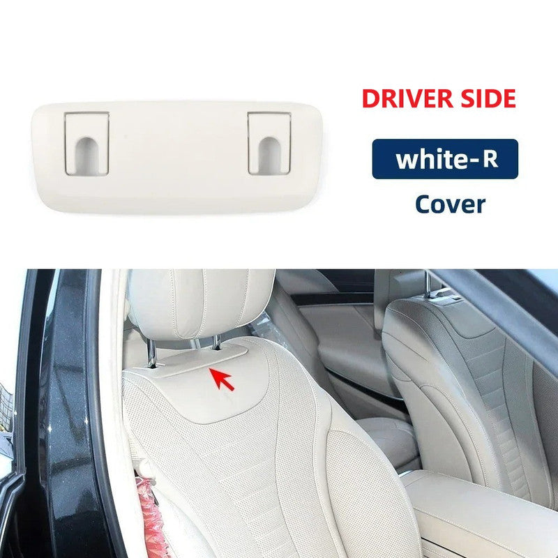 Car Craft Compatible With Mercedes Benz S Class W222 2014-2020 Seat Headrest Backrest Adjustment Clamp Cover 22291015121b88 White Driver Side CC-9059
