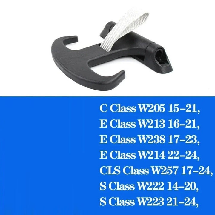 Car Craft Compatible With Mercedes C Class W205 15-21 E Class W213 W214 W238 16-24 Cls Class W257 17-24 S Class W222 W223 14-24 Rear Trunk Hook Tail Box Clothes Tail Coat Hook 2228100140