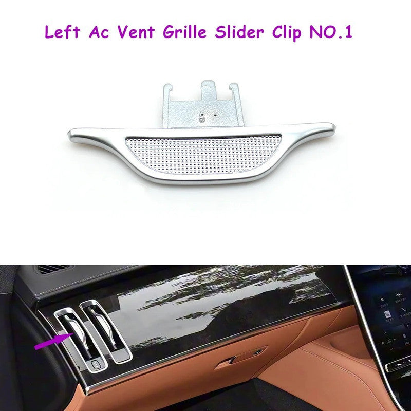 Car Craft Compatible With Mercedes Benz S Class W223 2021-2025 Car Ac Air Vent Grille Slider Trim 2238305603-lr1 Front Left / Right No 1