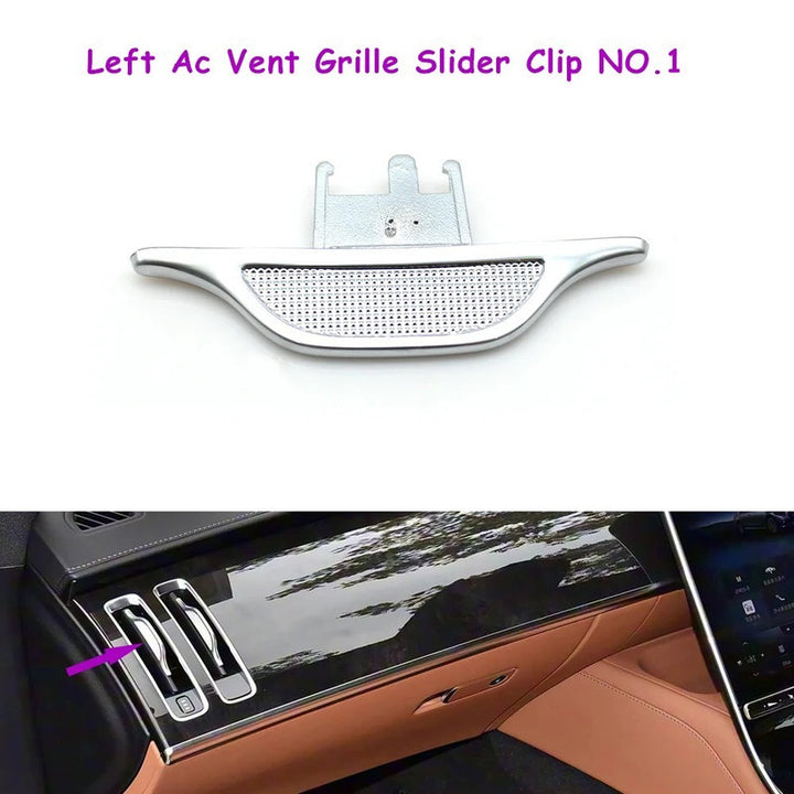 Car Craft Compatible With Mercedes Benz S Class W223 2021-2025 Car Ac Air Vent Grille Slider Trim 2238305603-lr1 Front Left / Right No 1