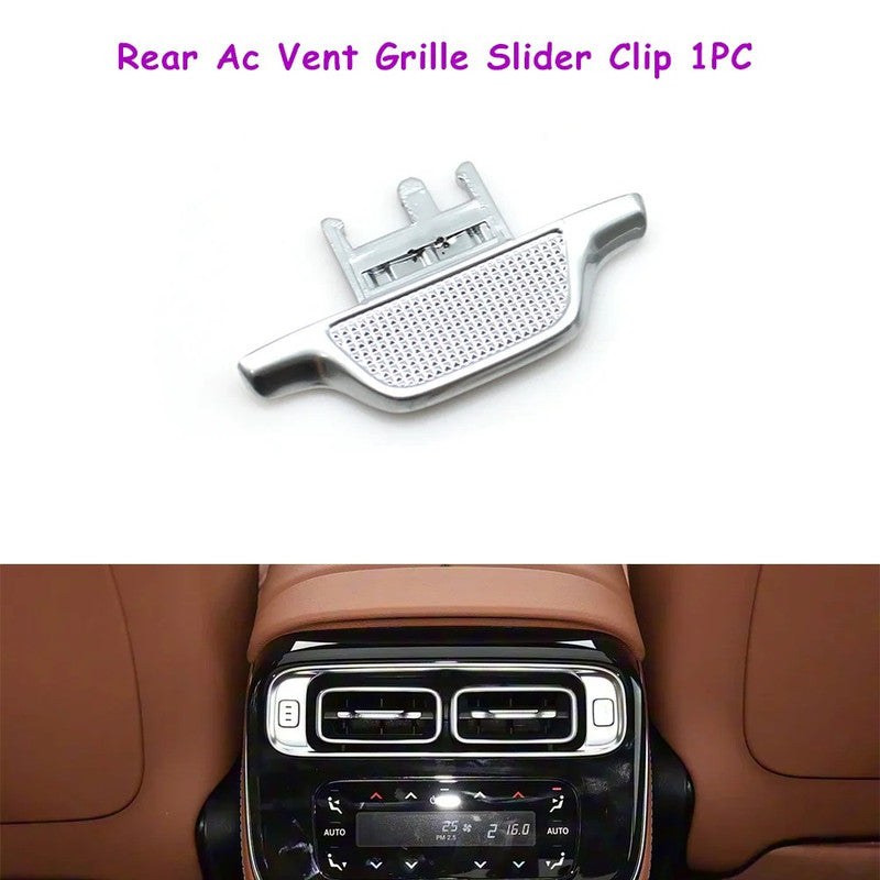 Car Craft Compatible With Mercedes Benz S Class W223 2021-2025 Car Ac Air Vent Grille Slider Trim 2238305903-mh Middle / Rear