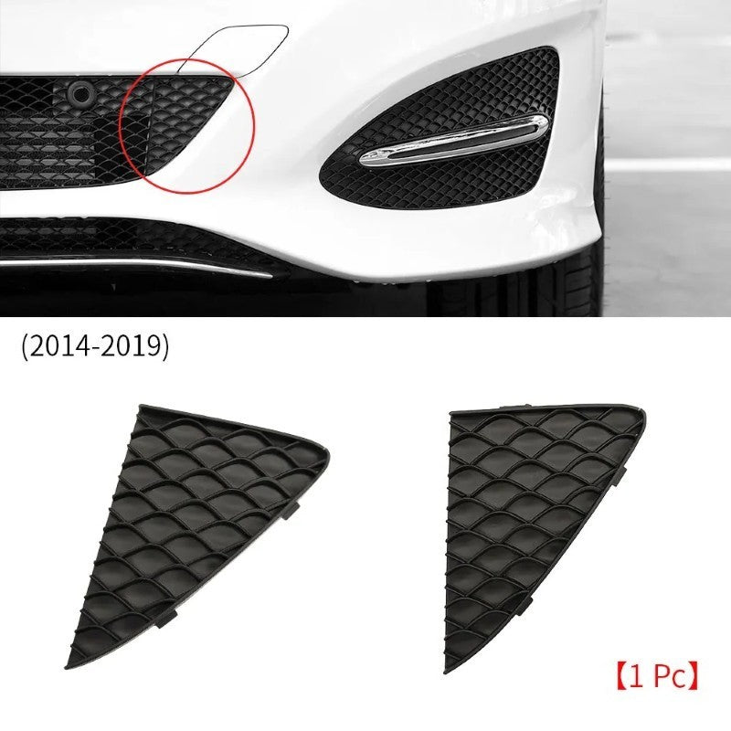 Car Craft Compatible With Mercedes B Class W246 2014-2019 Rear Bumper Gril Cover Trailer Tow Towing Hook Hole Cover Left 2468852422 Black - CAR CRAFT INDIA