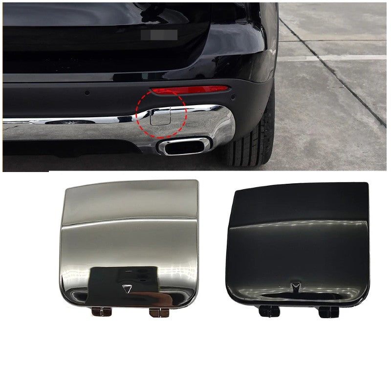 Car Craft Compatible With Mercedes Benz Glb W247 2020-2023 Rear Bumper Trailer Tow Towing Hook Hole Cover Chrome 2478857401 Chrome - CAR CRAFT INDIA