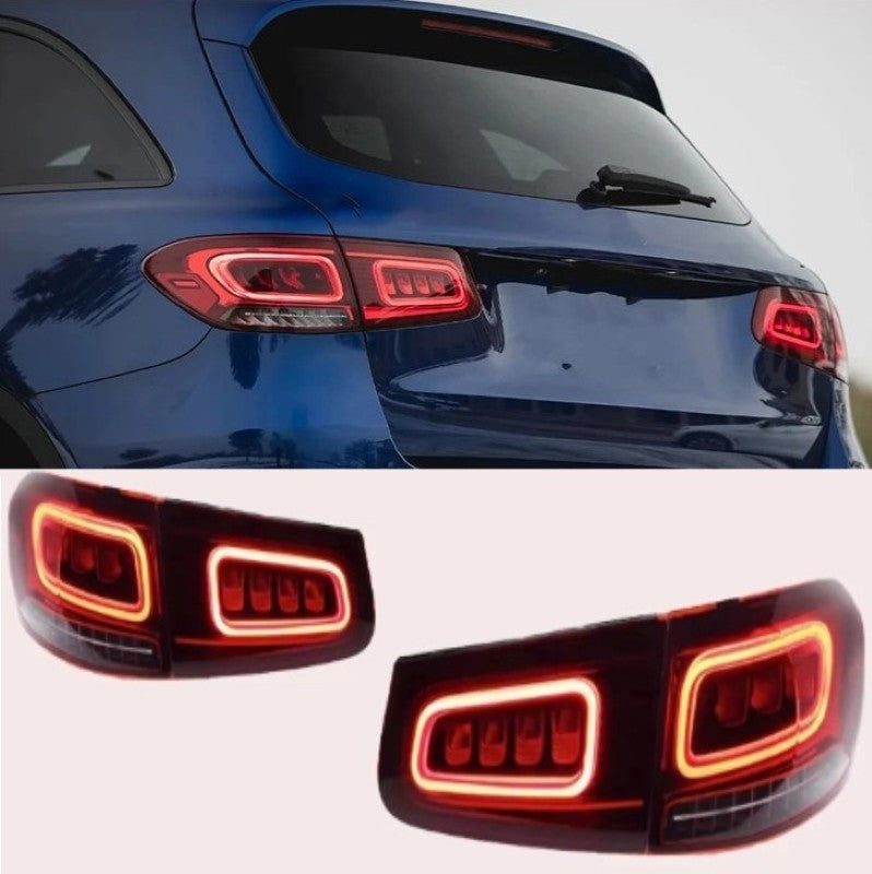 Car Craft Compatible With Mercedes Benz Glc Class W253 X253 2016-2019 Car Rear Upgraded Tail Light Lamp Xenon Taillight Retrofit Upgrade Modified Led Drl Hid Light Shy - CAR CRAFT INDIA