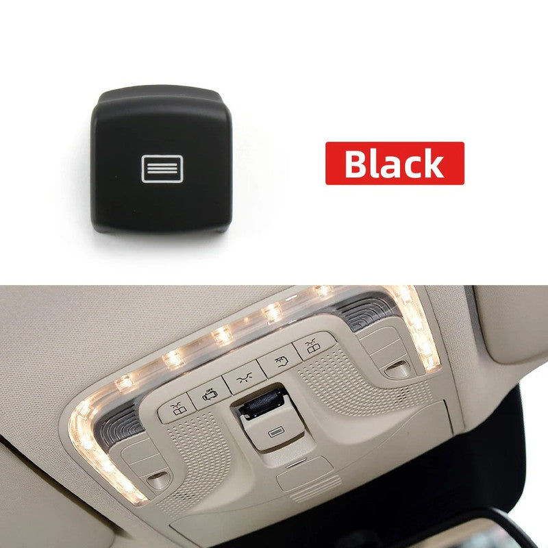 Car Craft Compatible With Mercedes Benz Vito V Class W447 W448 2016-2025 Car Sunroof Window Roof Control Panel Switch Button Control Panel Switch Cover 44790077019051-1 Black CC-9018