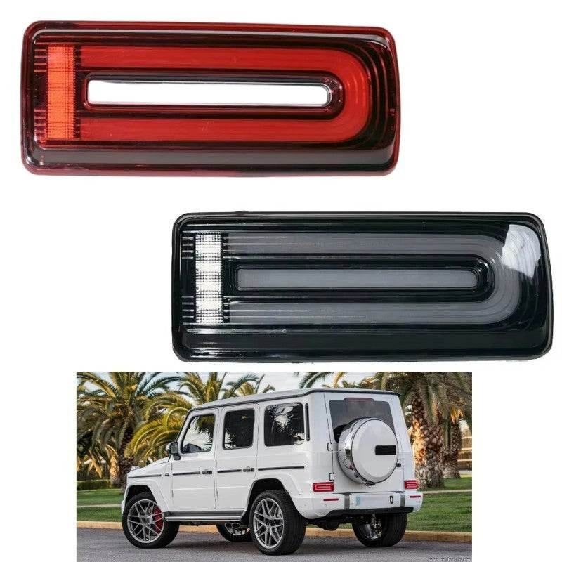 Car Craft Compatible With Mercedes Benz G Class G Wagon G63 G55 W463 2007-2018 Car Rear Upgraded Tail Light Lamp Xenon Taillight Retrofit Upgrade Modified Led Drl Hid Light Smoke Shy - CAR CRAFT INDIA