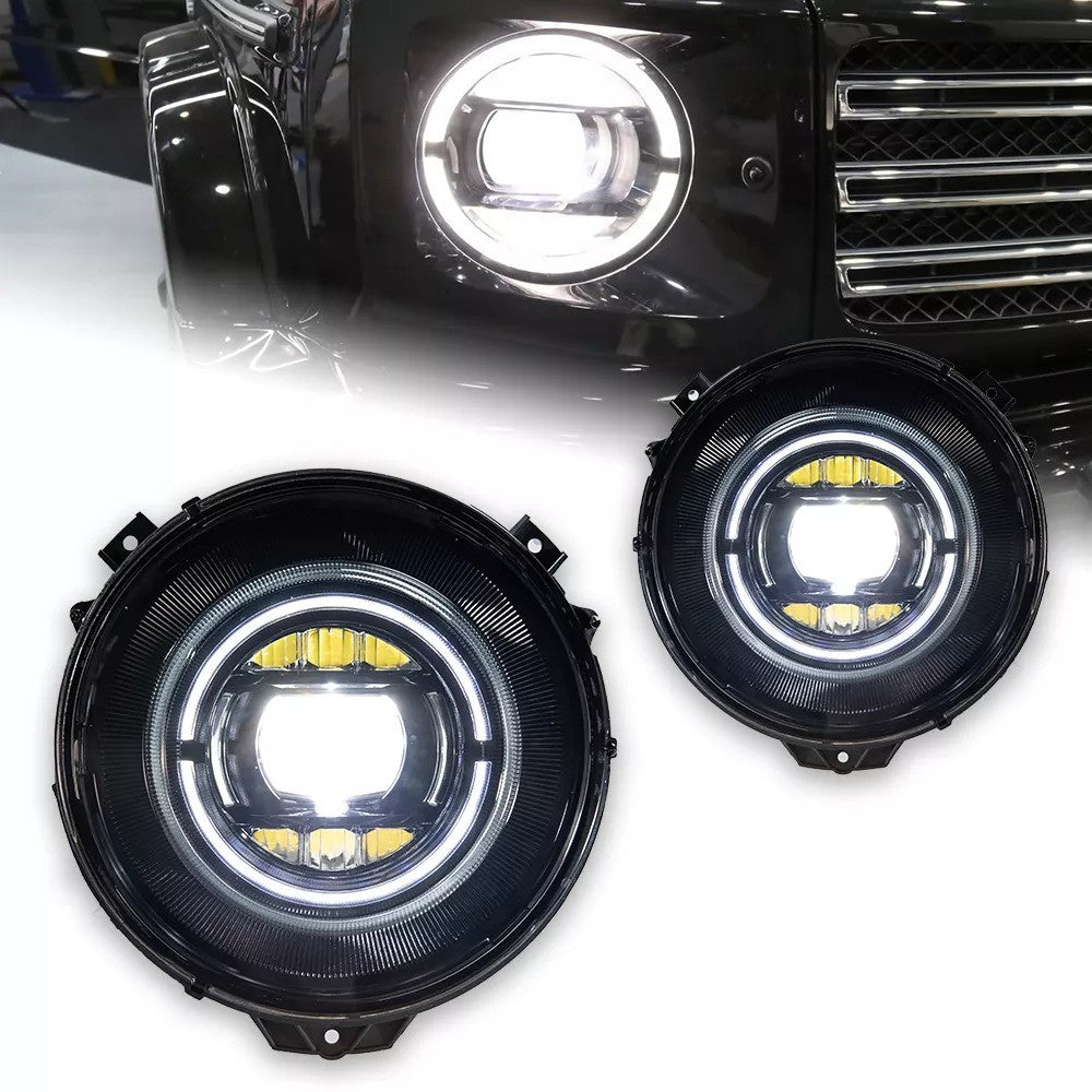 Car Craft Compatible With G Class G Wagon W463 2007-2017 G500 G63 G350 G55 Car Front Upgraded Head Light Lamp Xenon Headlight Retrofit Upgrade Modified Led Drl Hid CC-7948 - CAR CRAFT INDIA