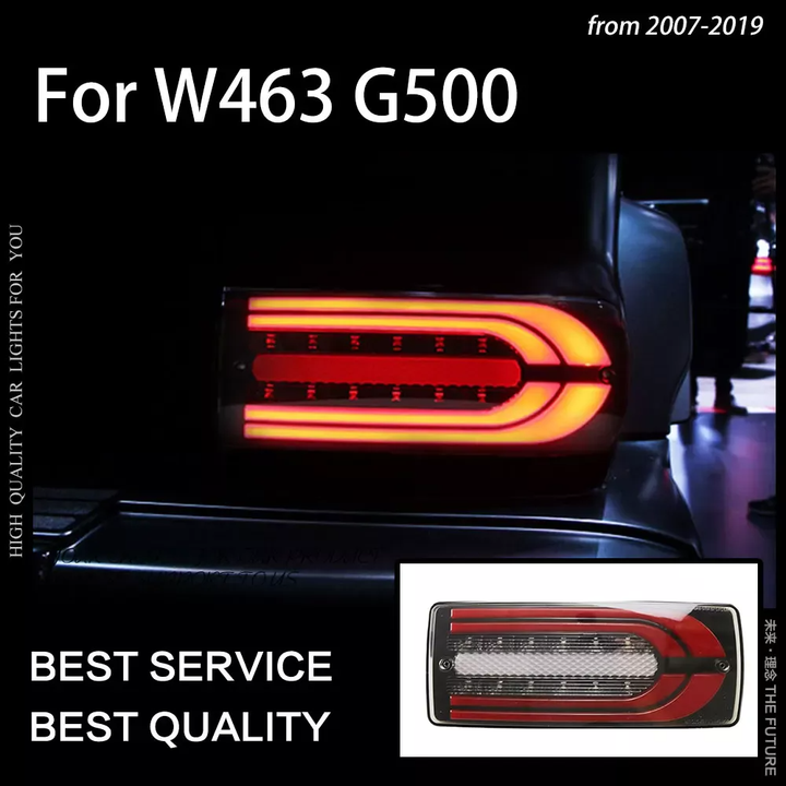 Car Craft Compatible With Mercedes G Class G Wagon W463 2007-2017 G500 G63 G350 G55 Car Rear Upgraded Tail Light Lamp Xenon Taillight Retrofit Upgrade Modified Led Drl Hid Red CC-7950 - CAR CRAFT INDIA
