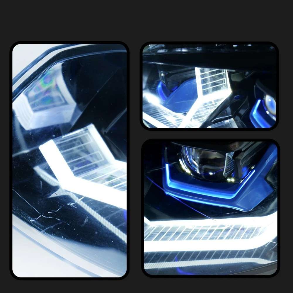 Car Craft Compatible With Bmw 3 Series M3 E92 E93 Lci 2010-2012 Car Front Upgraded Head Light Lamp Xenon Headlight Retrofit Upgrade Modified Led Drl Hid For Helogen Car CC-8457 - CAR CRAFT INDIA