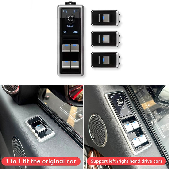 Car Craft Compatible With Land Range Rover Vogue L405 2015-2017 Rrv Car Window Switch Button Control Digital Touch Panel Set