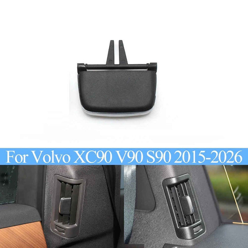 Car Craft Compatible With Volvo Xc90 2015-2026 V90 2016-2025 S90 2015-2026 Car Rear Air Conditioning Outlet Tab Clip B Pillar Ac Vent Grille Slider 31497122-1