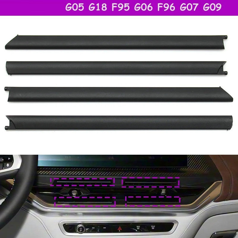 Car Craft Compatible With Bmw X5 G05 G18 F95 Ms 2023-2025 X6 G06 F96 Ms 2023-2025 X7 G07 2023-2025 Xm G09 2023-2025 Car Ac Air Vent Grille Slider Trim 64225a23596-ml2 Middle Centre Left 2