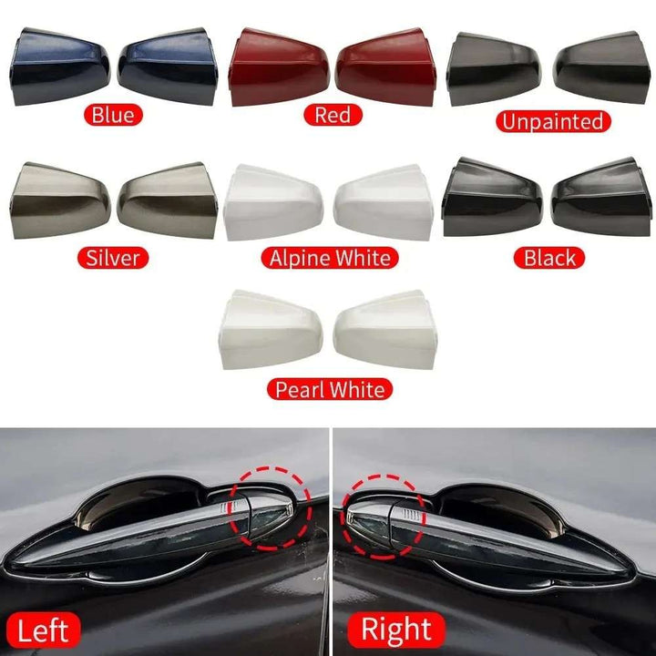 Car Craft Compatible With Bmw X1 F48 2016-2023 X2 F39 2018-2023 X5 X6 F15 F16 2014-2019 2 Series F45 2014-2021 Car Exterior Door Handle Lock Key Hole Cap Cover 51217396544 Right Unpainted CC-8473