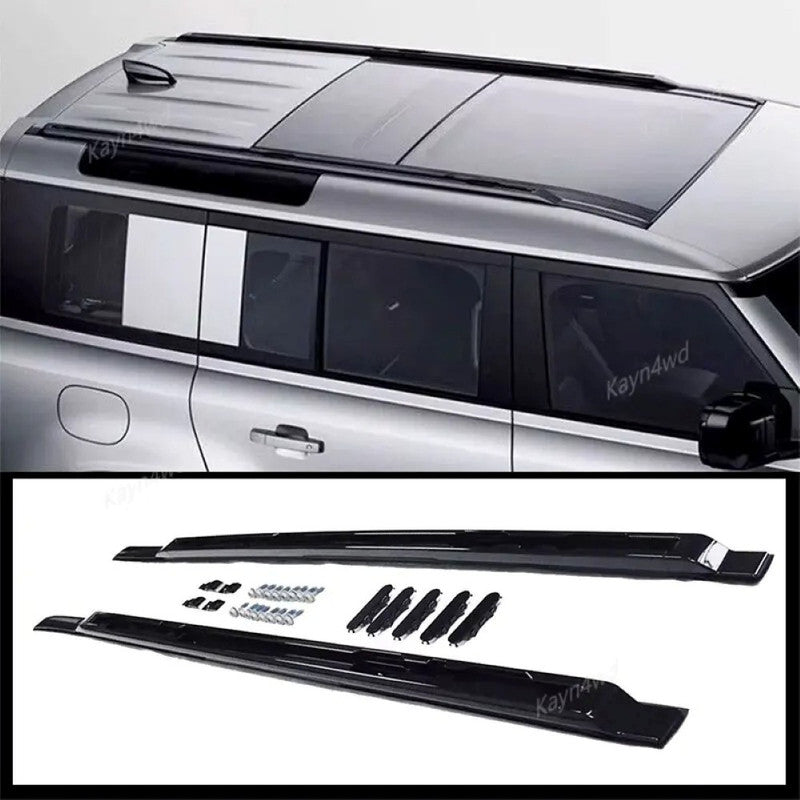 Car Craft Compatible With Range Land Rover Defender 90 L663 Lr129997 2020+ Roof Rail Bars Luggage Rack Carrier Bar 2 Door 90 - CAR CRAFT INDIA