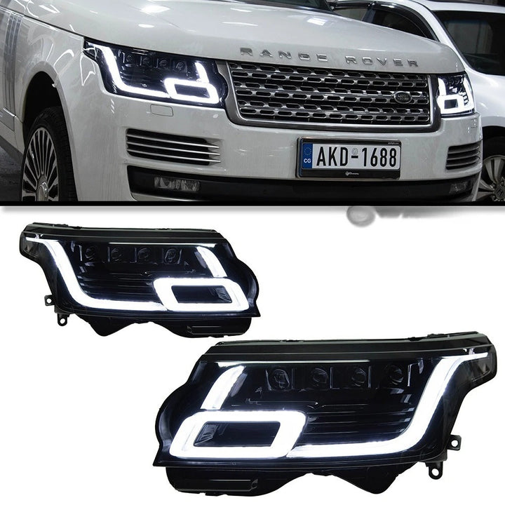 Car Craft Compatible With Land Range Rover Vogue L405 2013-2017 Car Front Upgraded Head Light Lamp Xenon Headlight Retrofit Upgrade Modified Led Drl Hid 2022 Style