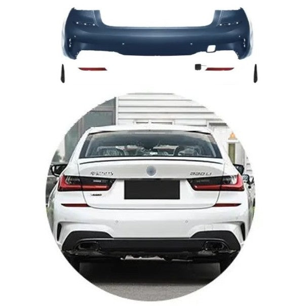 Car Craft Compatible With Bmw 3 Series G20 2019-2022 Upgrade Facelift Convert To M Performance M Sport M Tech M-tech Bodykit Bumper Body Kit Rear Bumper Assembly Gc G20/28-003
