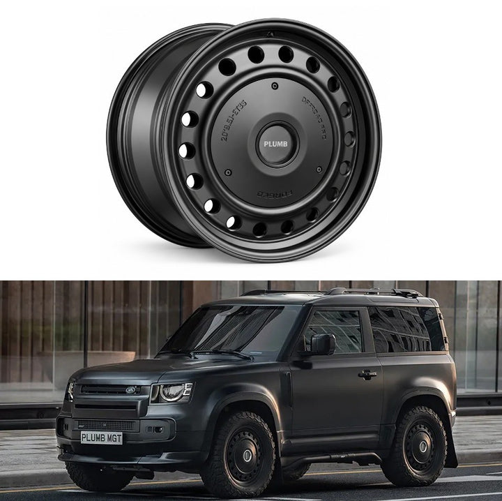 Car Craft Compatible With Land Range Rover Defender 90 110 130 L663 2020-2026 Plumb M One Series M-gt Alloy Wheel Rim Forged Mgt-006 Black