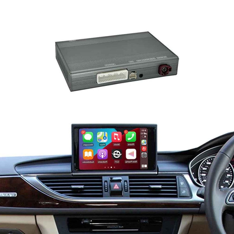 Car Craft Compatible With Audi A6 2012-2015 A7 2009-2015 Upgrade To Wireless Apple Carplay Android Auto Adapter Carplay Box With Screeen Mirror Link Mmi 3g A6 A7 2012 - CAR CRAFT INDIA