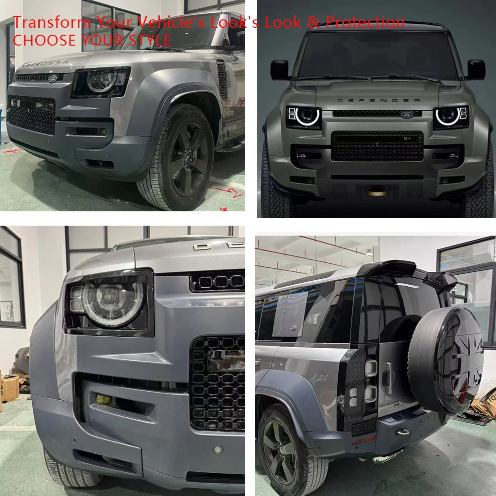 Car Craft Compatible With Land Range Rover Defender 2020+ Upgrade Faeclift Convert To Octa Style Bodykit Bumper Wheel Arch Exhaust Tips Trim Skirts Splitter Hood Side Vent CC-6661 - CAR CRAFT INDIA