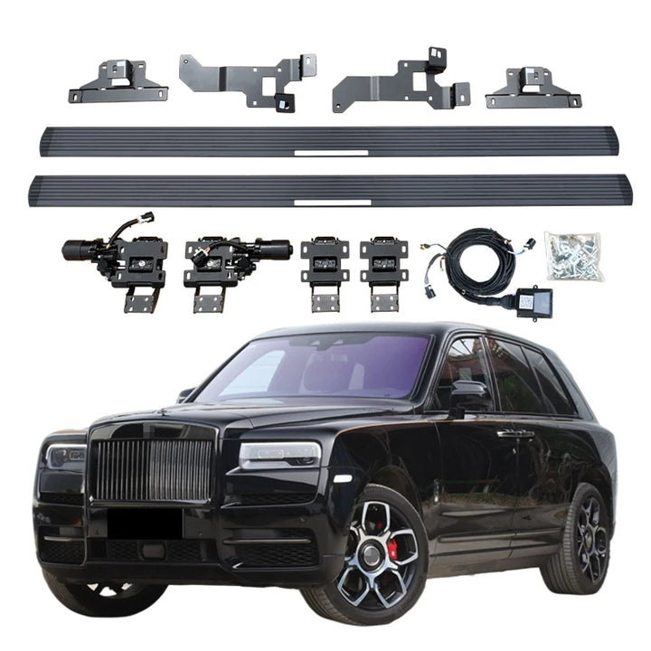 Car Craft Compatible With Rolls Royce Cullinan 2018-2025 Automatic Deployable Electric Side Step Retractable Ladder Pedal Running Boards Side Step