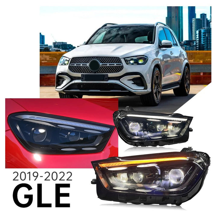 Car Craft Compatible With Mercedes Benz Gle Class W167 X167 C167 2019-2024 Car Front Upgraded Head Light Lamp Xenon Headlight Retrofit Upgrade Modified Led Drl Hid Light 2025 Style Shy - CAR CRAFT INDIA