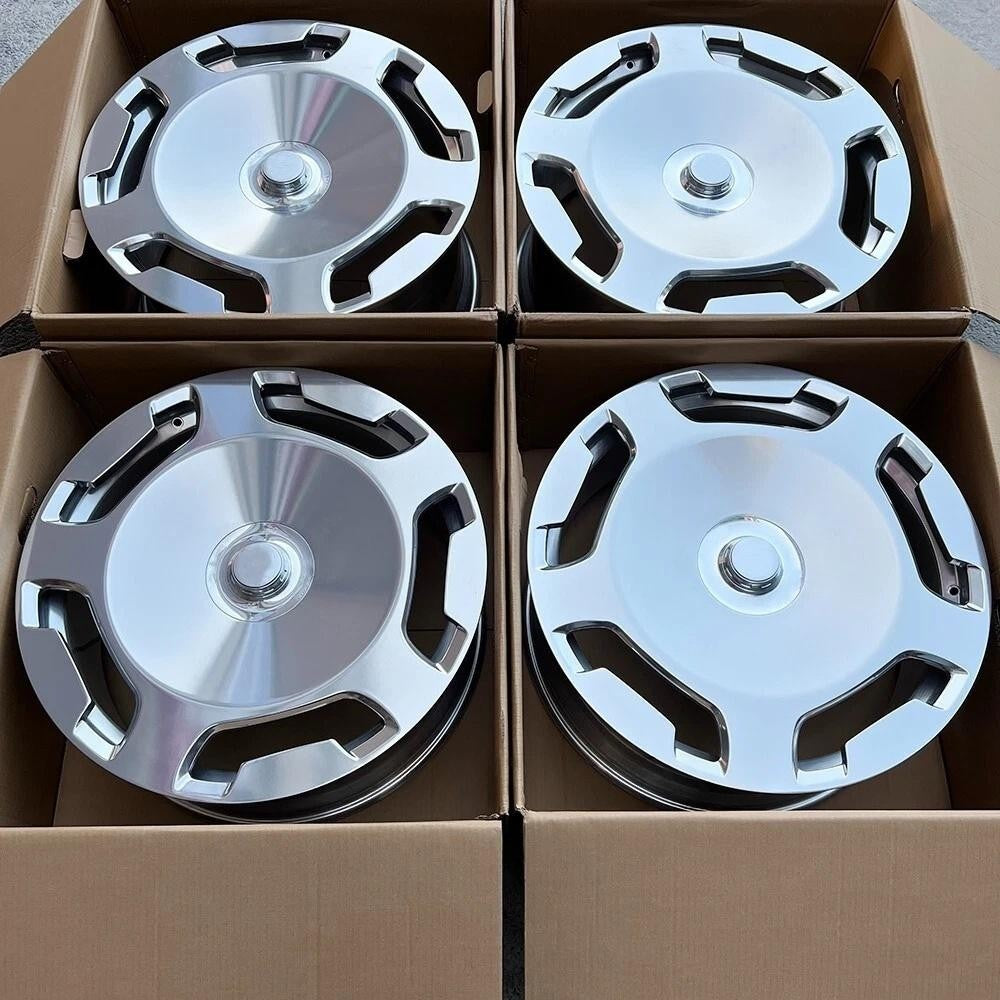 Car Craft Compatible With Mercedes G Class Glc Gle Gls G Wagon W464 W463 W465 W254 X254 W166 X166 W167 X167 Forged Alloy Wheel Macwheel Rim Maybach Style Front 22x10 Rear 22x11 Et Front 40 Rear 42 Pcd Front 5/112 Cb 66.5 22 Inch