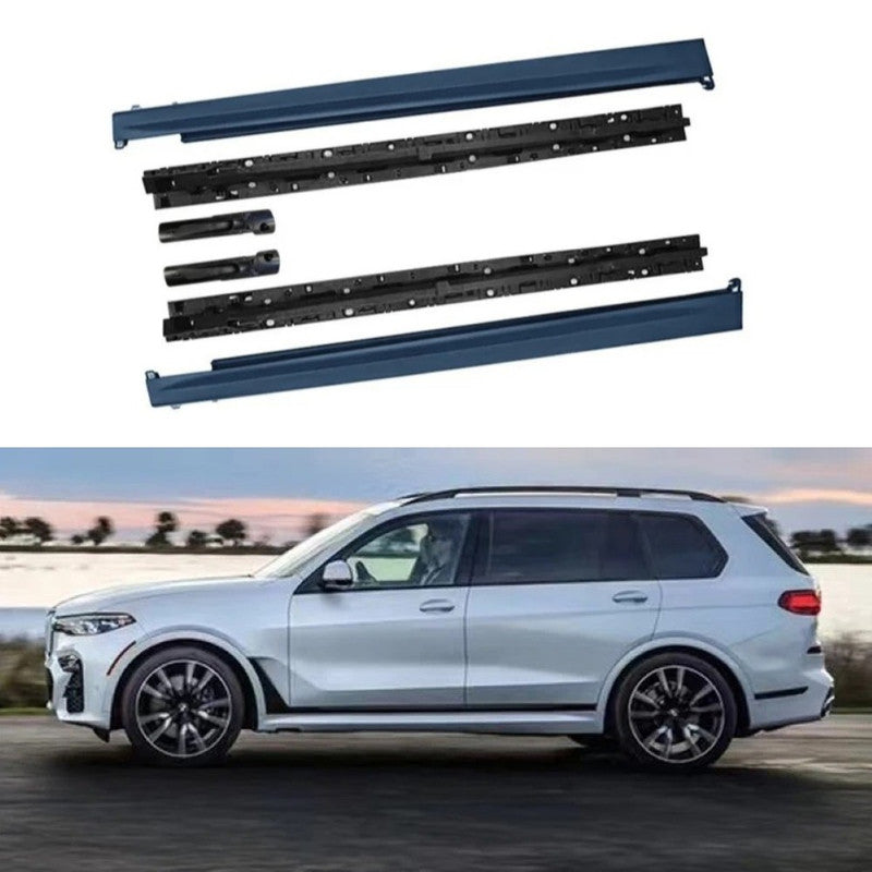 Car Craft Compatible With Bmw X7 G07 2019-2022 M Sport M Performance M Tech Mt Bodykit Body Kit Side Skirt Running Borad Splitter Gc G07 004