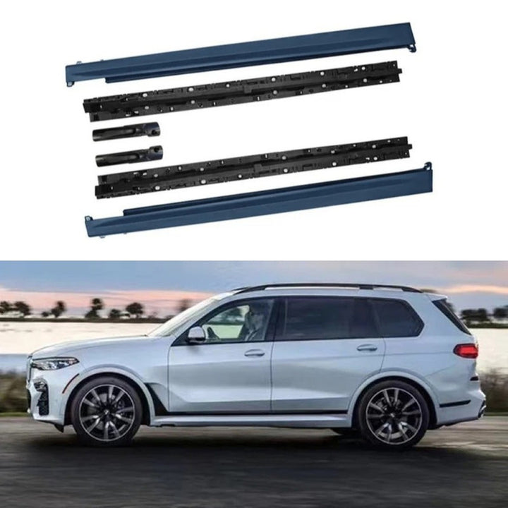 Car Craft Compatible With Bmw X7 G07 2019-2022 M Sport M Performance M Tech Mt Bodykit Body Kit Side Skirt Running Borad Splitter Gc G07 004